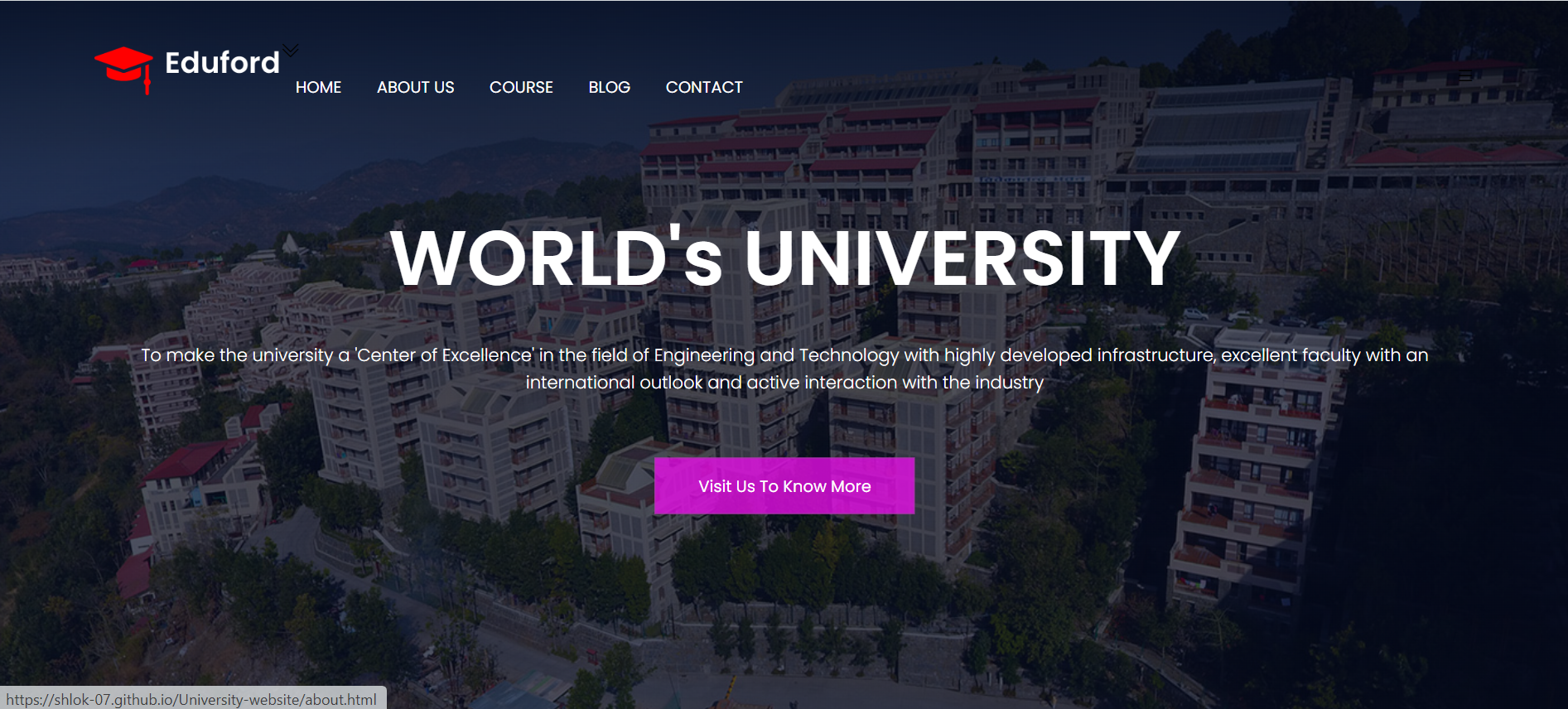 University Website